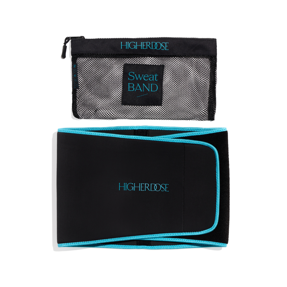 HigherDOSE® SWEATBAND termojosta ķermeņa siltumam, svīšanai un jostasvietas atbalstam
