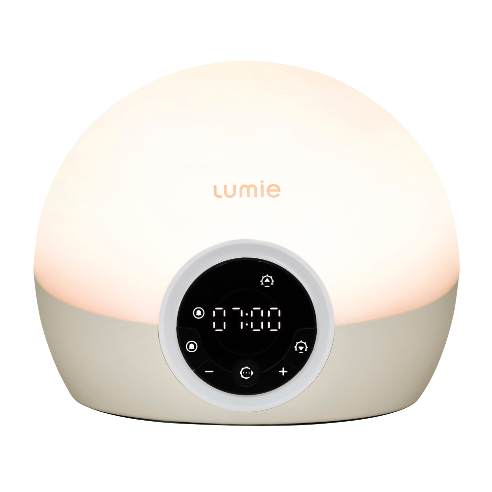 Bodyclock Spark 100 – light alarm clock with 30 min. sunrise, dimming screen and sound signal