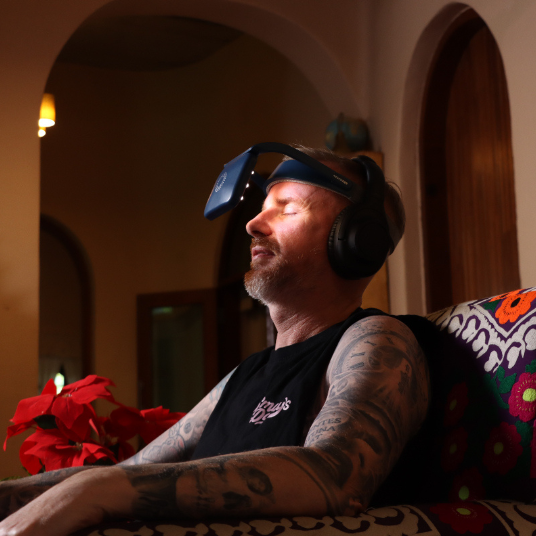 neuroVIZR® — gaismas un skaņas ierīce kognitīvās un emocionālās veselības uzlabošanai