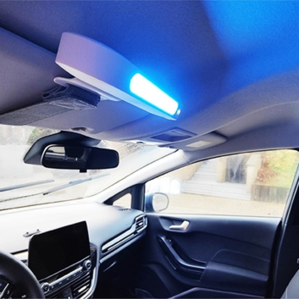 Luminette Drive® pārnēsājama dienas gaismas terapijas lampa braukšanai un darbam