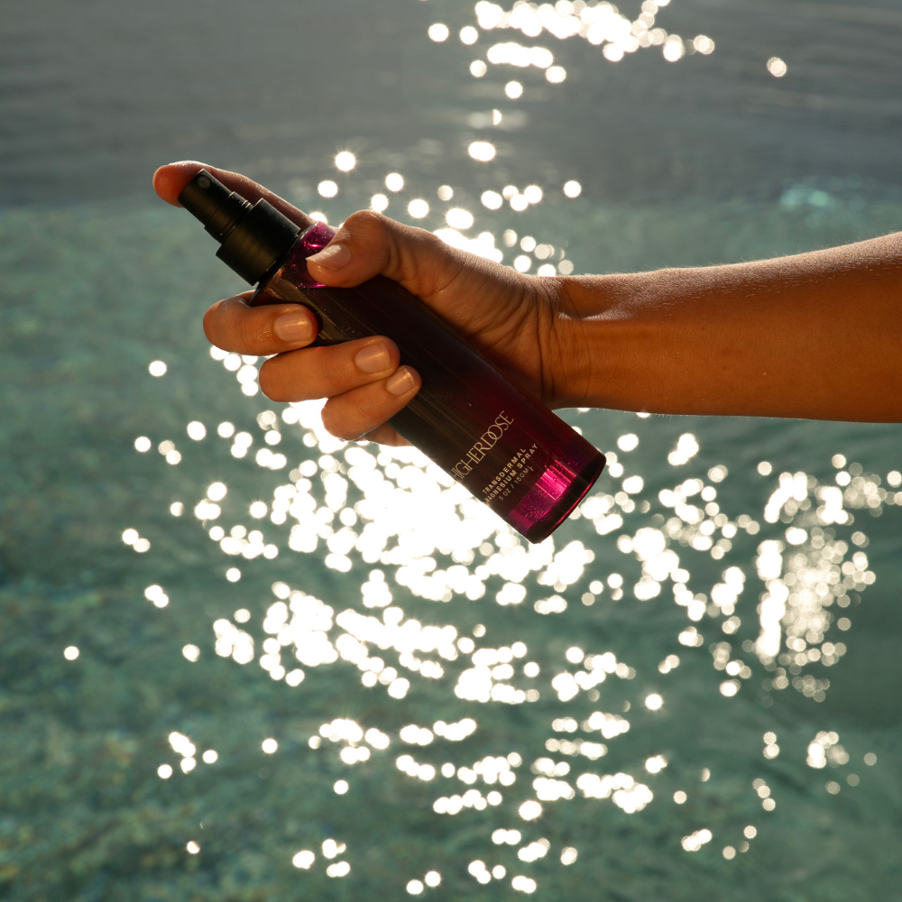 HigherDOSE transderminis magnio purškalas nervų sistemos balansui, atsistatymui ir giliam atsipalaidavimui