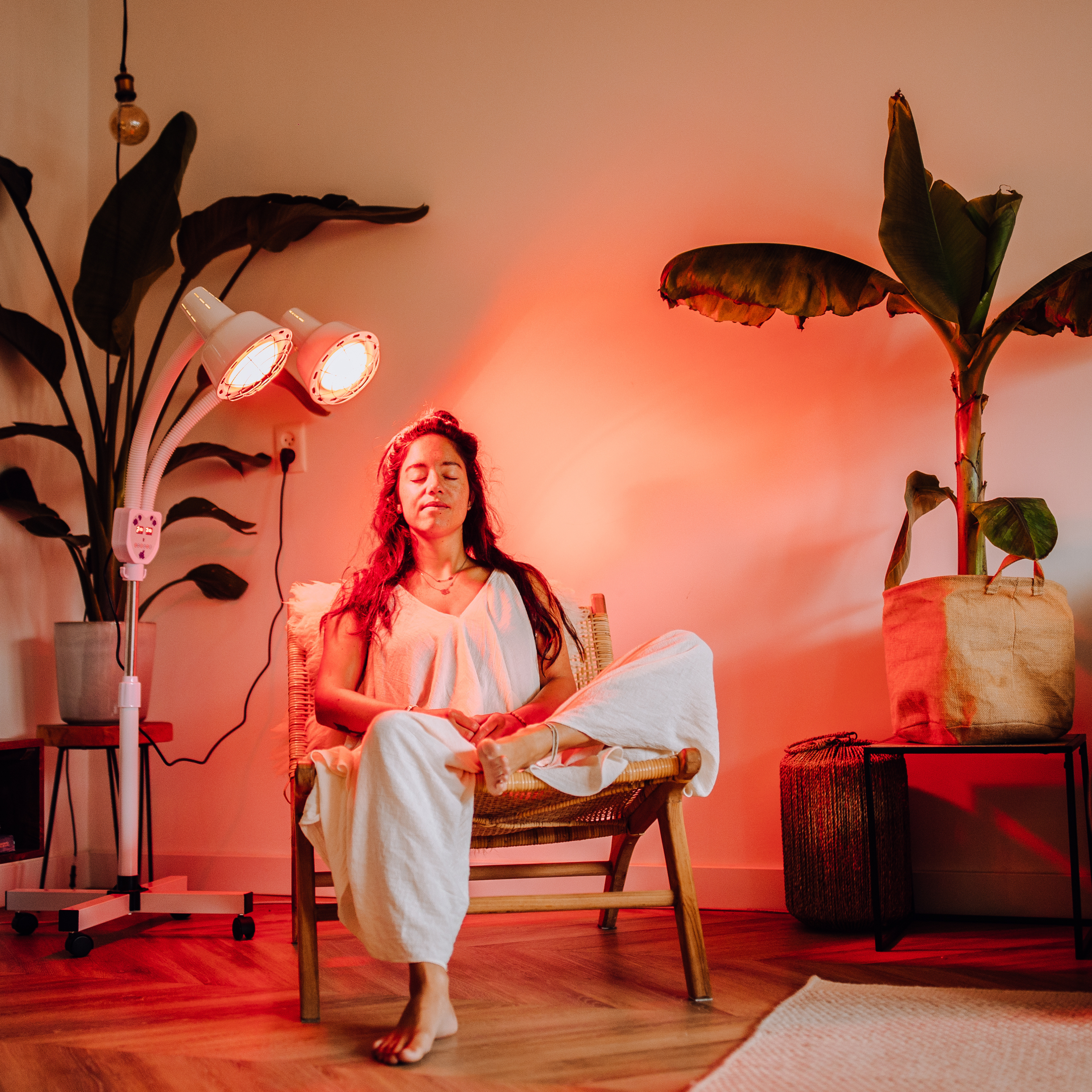 LIROMA® 507 infrasarkanā lampa ar divām galvām