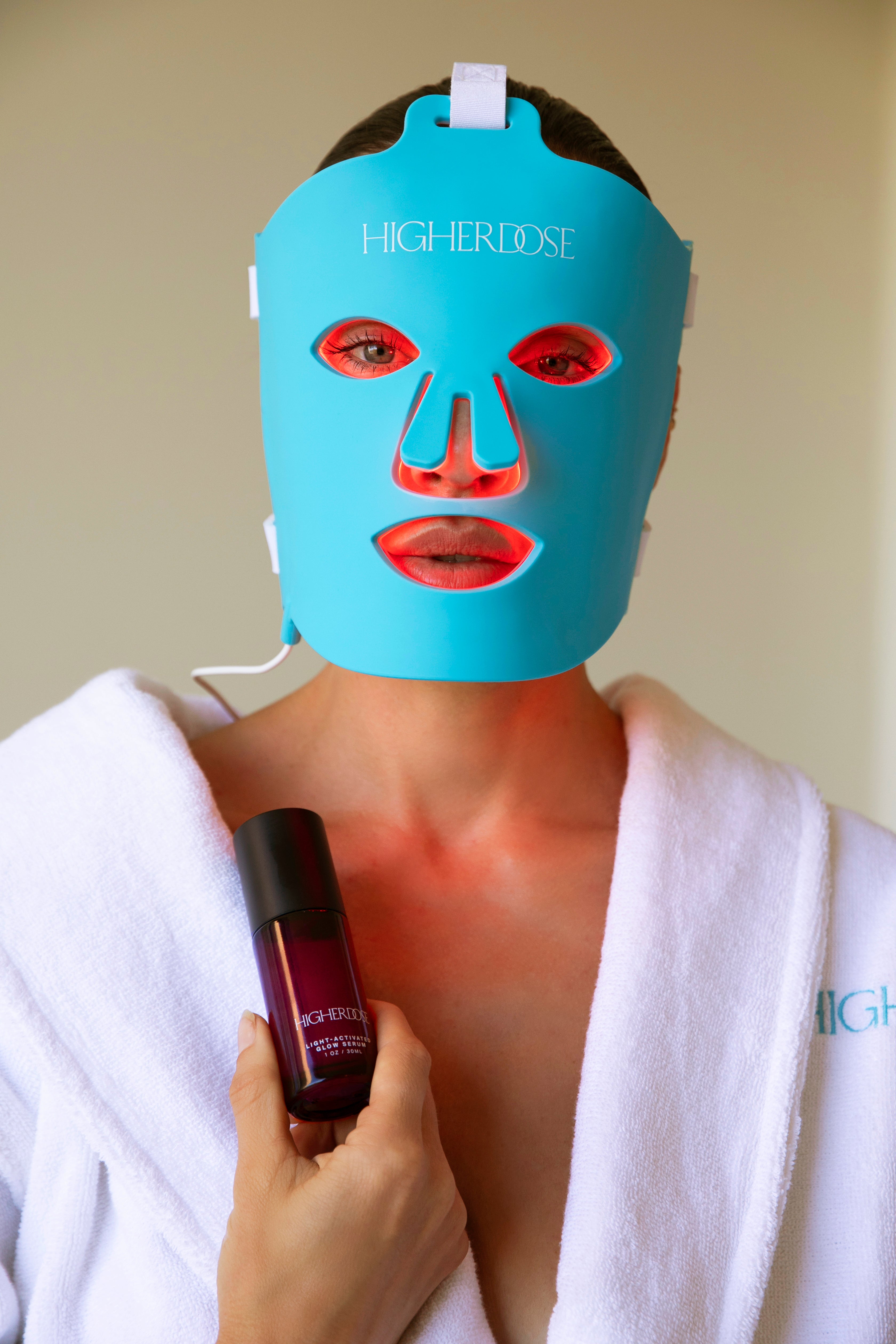 HigherDOSE® Red and Near Infrared Light Therapy Facial Mask